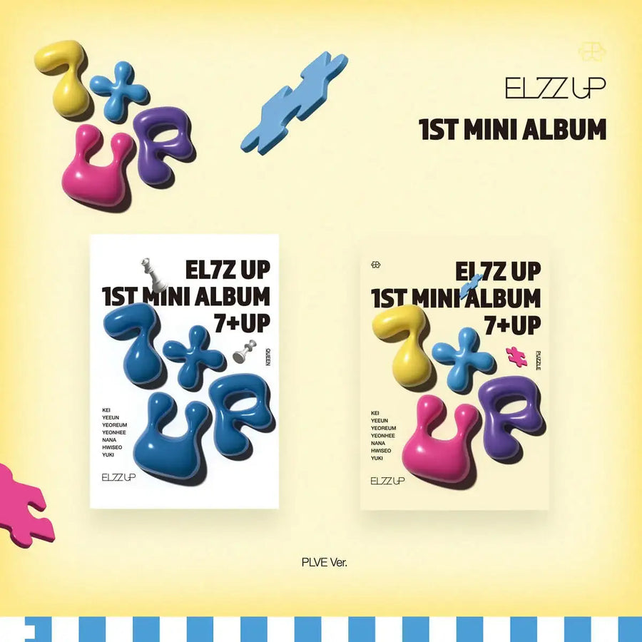 EL7Z UP - 7+UP : 1st Mini Album (PLVE Version) - EL7Z UP - Album - Harumio