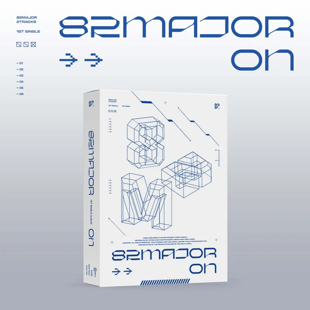 82MAJOR - ON : 1st Single Album - Stone Music Entertainment - Album - Harumio