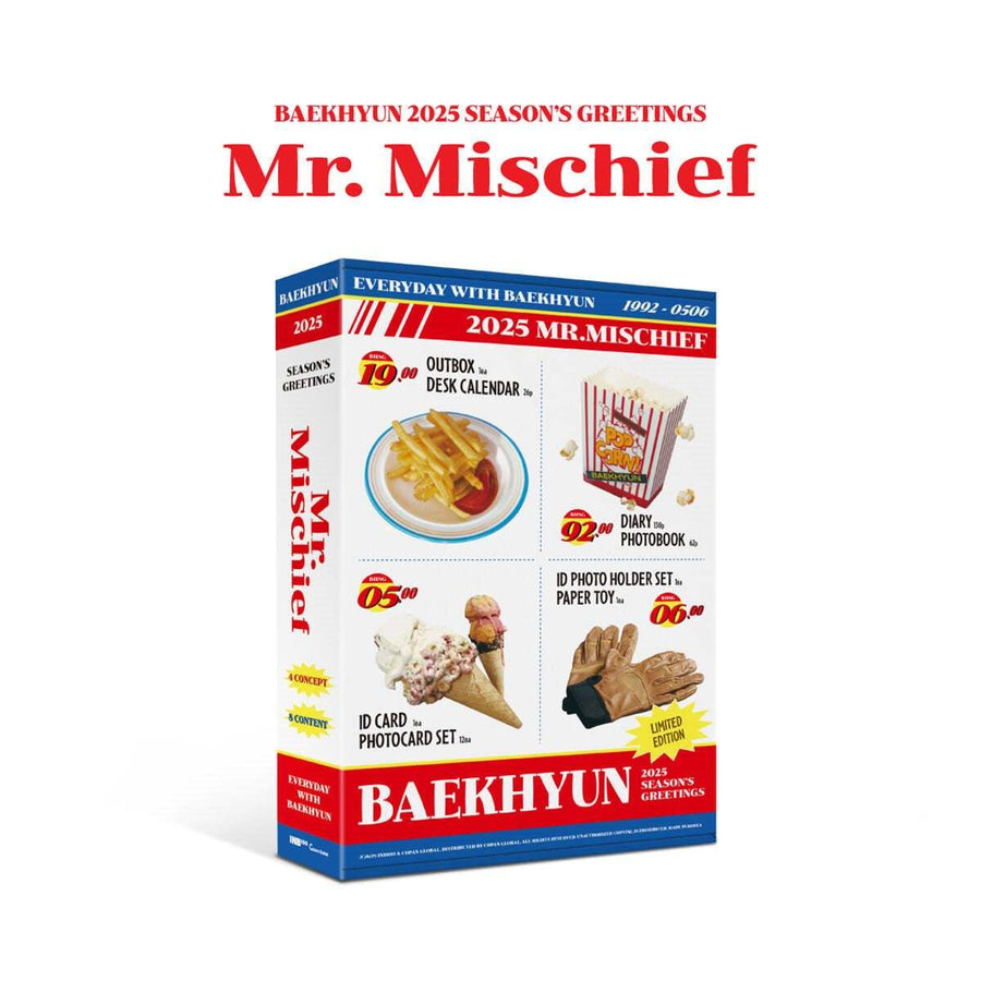 BAEKHYUN - 2025 Season's Greetings (Mr. Mischief) - INB100 - Merchandise - Harumio
