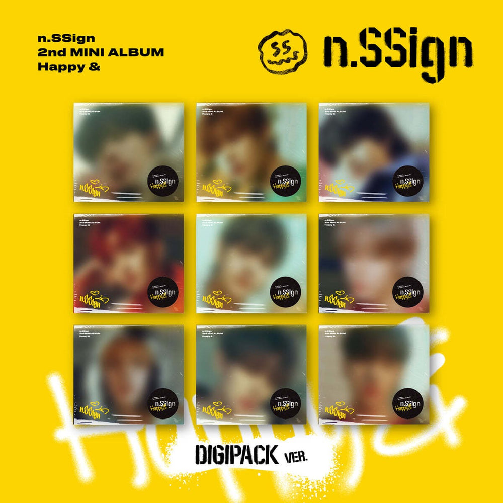 n.SSign - Happy & : 2nd Mini Album (Digipack)