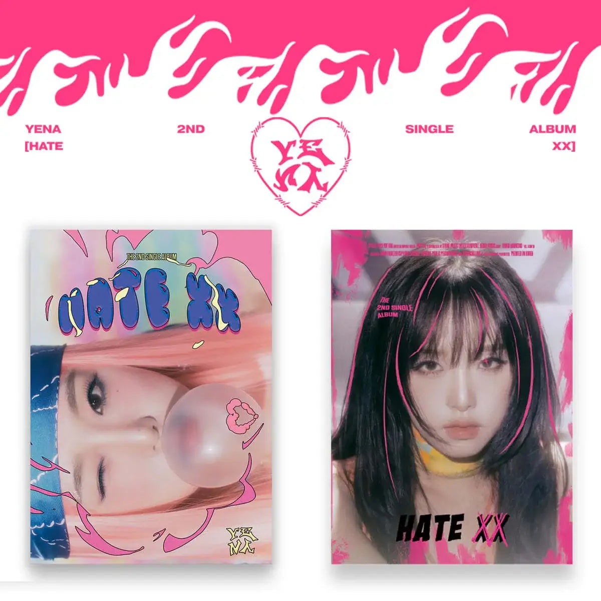 Choi Ye Na - HATE XX : 2nd Single Album (Random) - Choi Ye Na - Album - Harumio