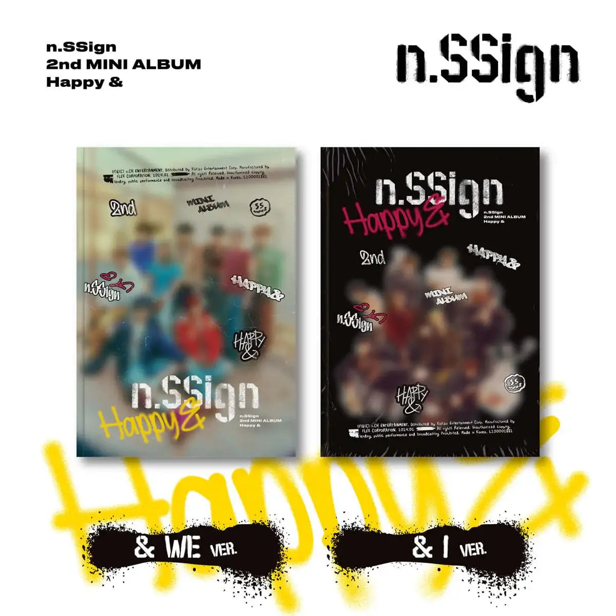 n.SSign - Happy & : 2nd Mini Album - n.SSign - Album - Harumio