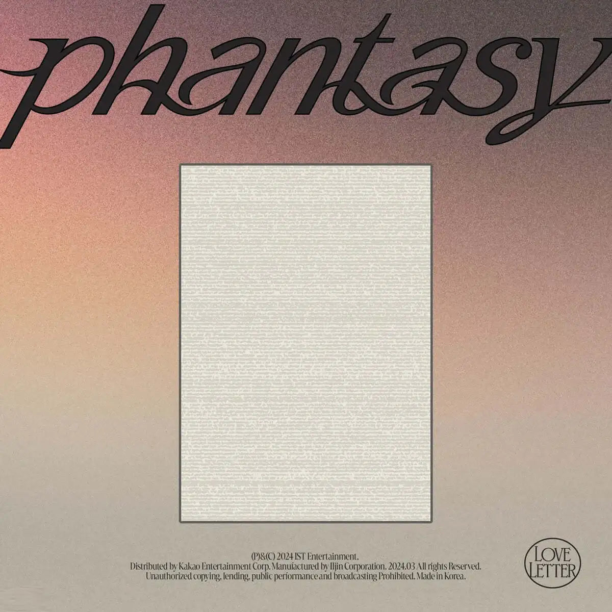 THE BOYZ - Phantasy_ Pt.3 Love Letter : 2nd Full Album - THE BOYZ - Album - Harumio