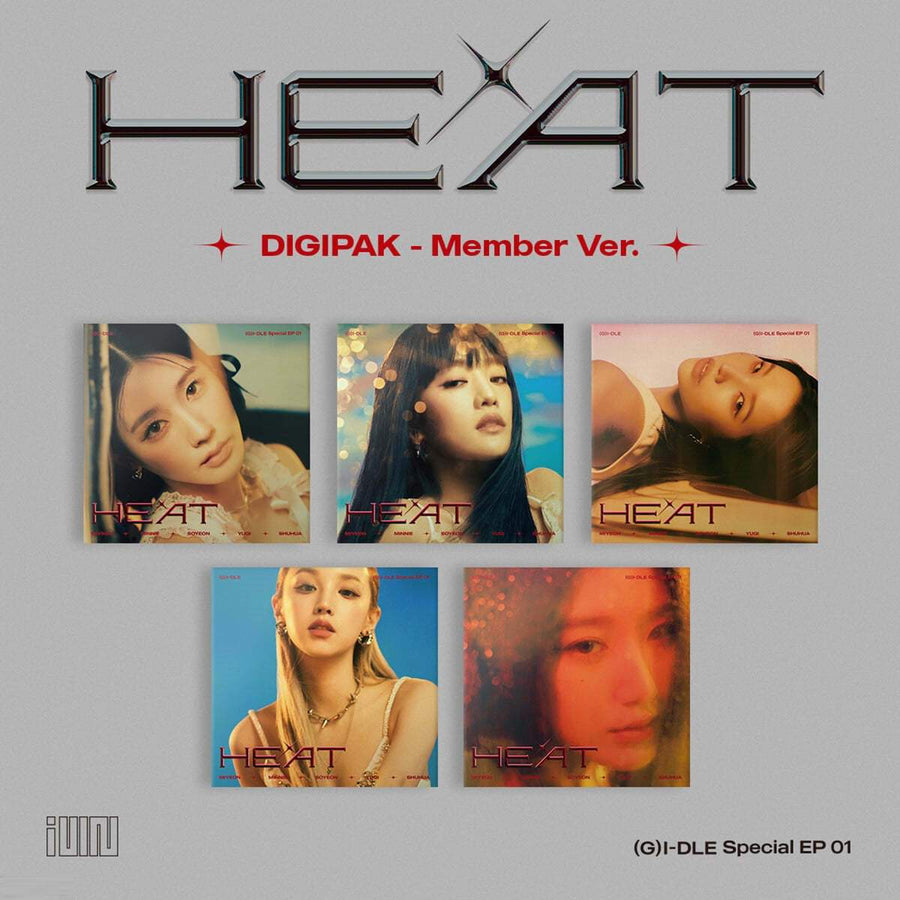 (G)I-DLE - Heat : Digipack (Member Version - Random) - Cube Entertainment - Album - Harumio