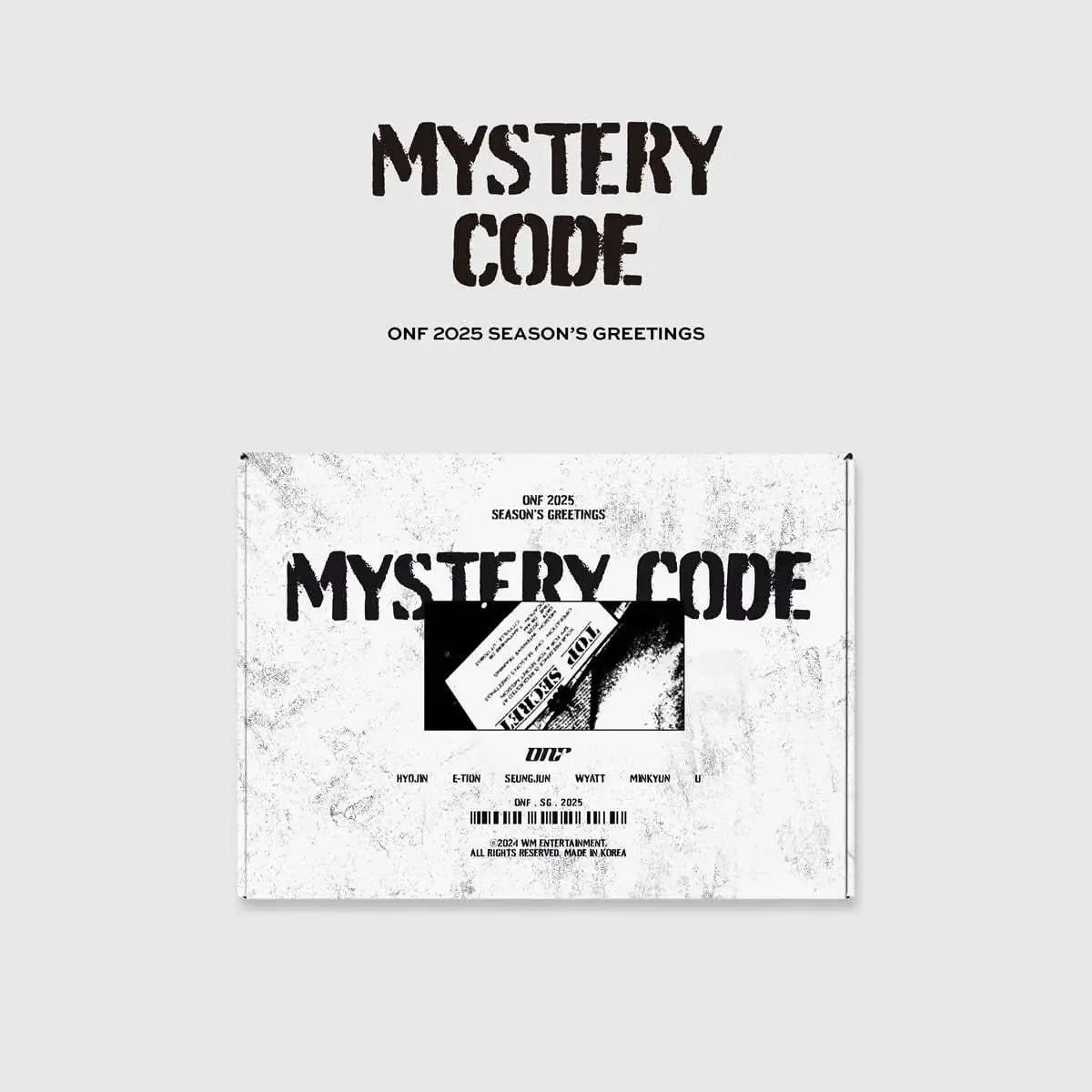 ONF - 2025 Season's Greetings (MYSTERY CODE) - WM Entertainment - Merchandise - Harumio