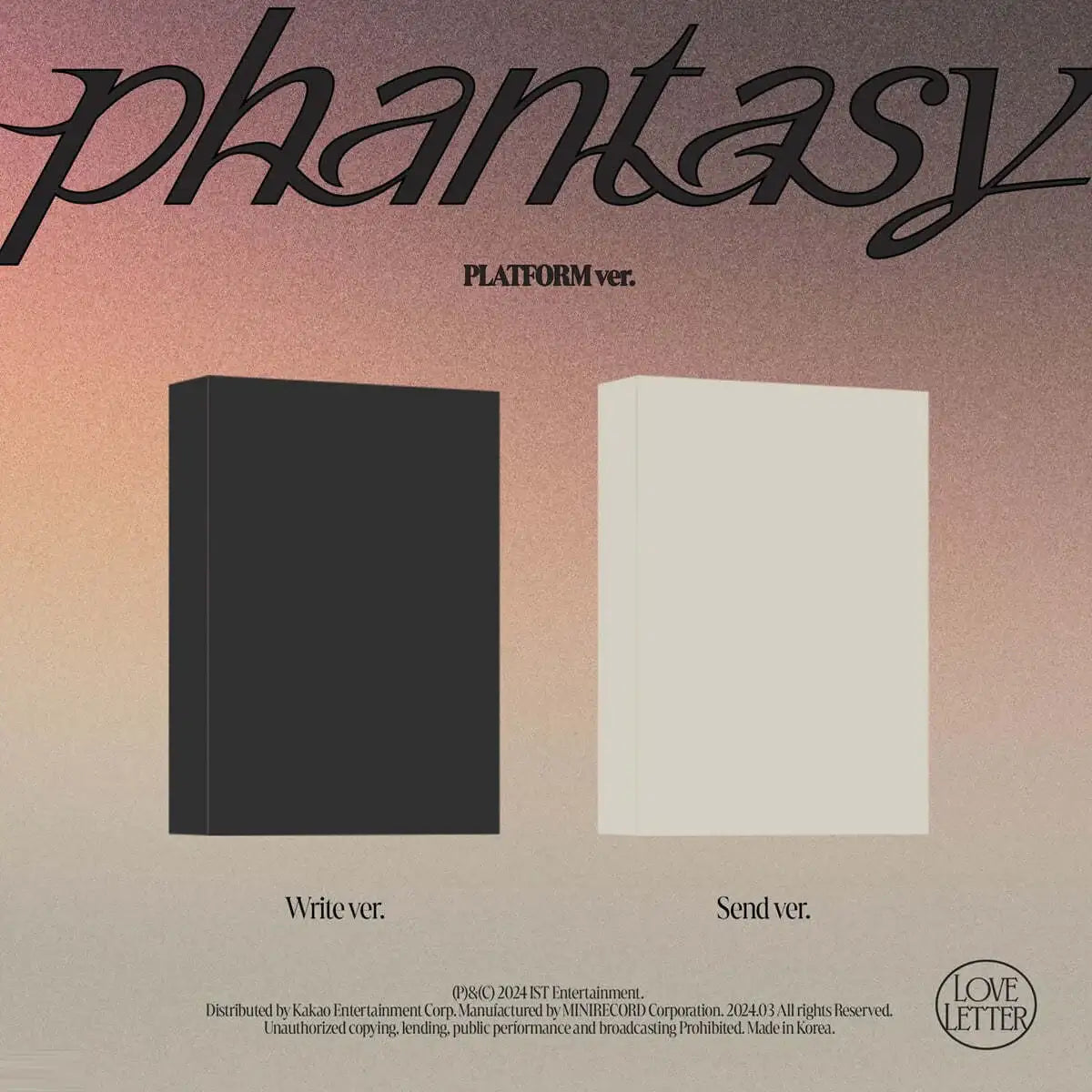 THE BOYZ - Phantasy_ Pt.3 Love Letter : 2nd Full Album (Platform Version) - THE BOYZ - Album - Harumio