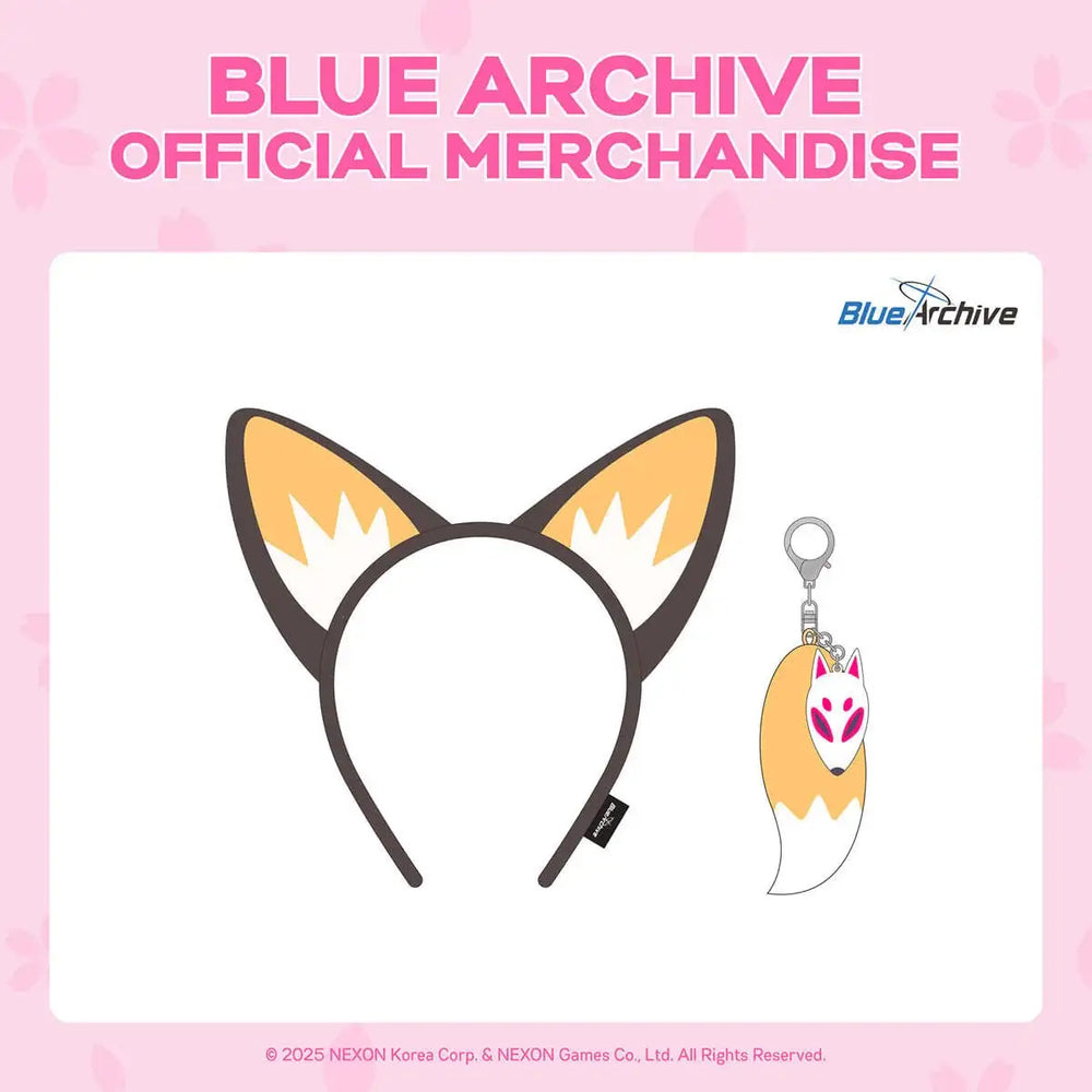 Blue Archive - Izuna Headband & Keyring Set - Blue Archive - Headband - Harumio