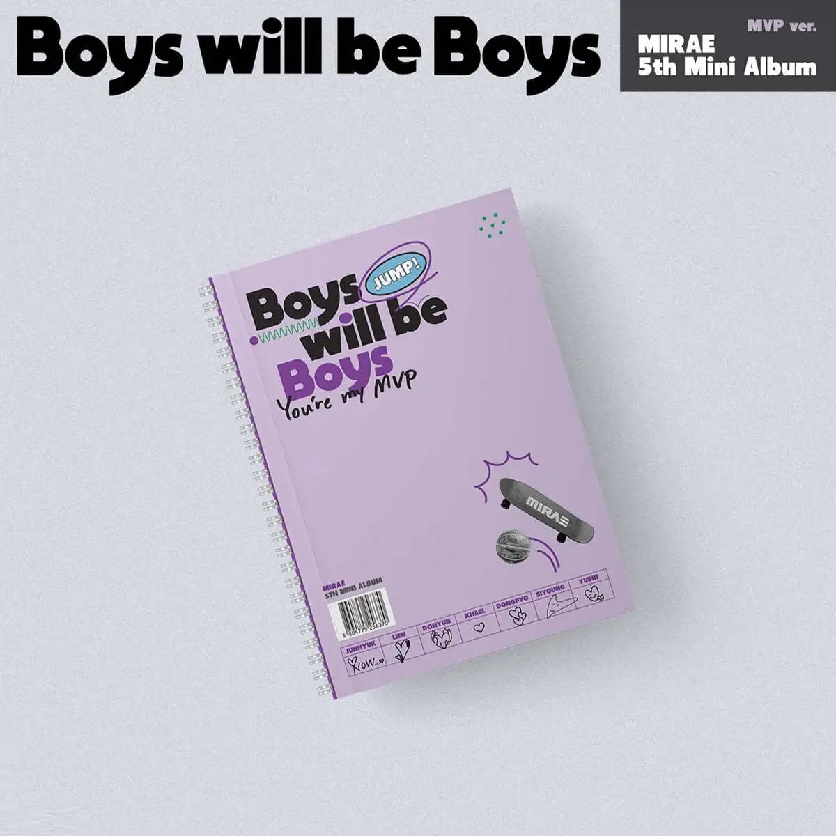 MIRAE - Boys will be Boys : 5th Mini Album - MIRAE - Album - Harumio
