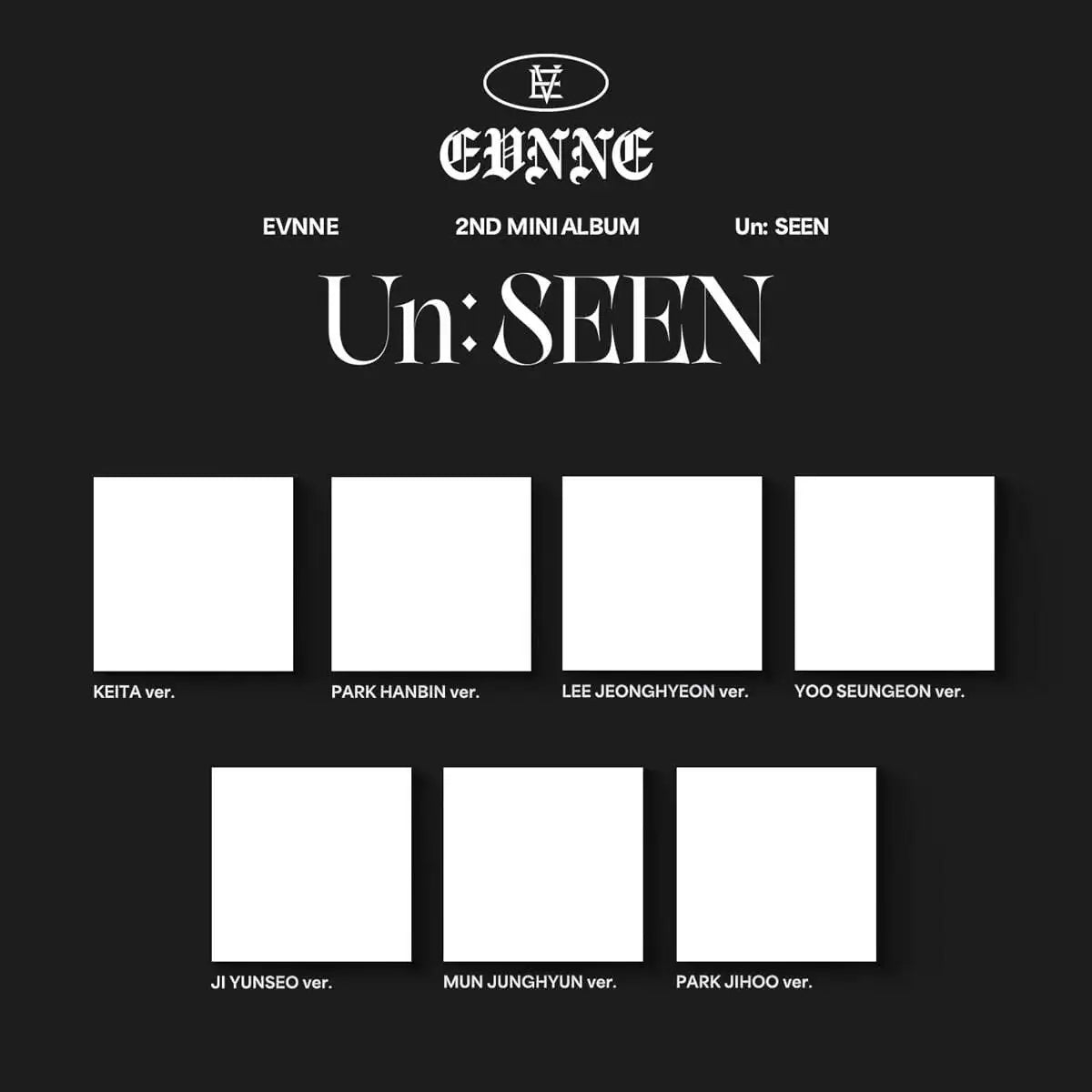 EVNNE - Un: SEEN : 2nd Mini Album (Digipack Version) - EVNNE - Album - Harumio