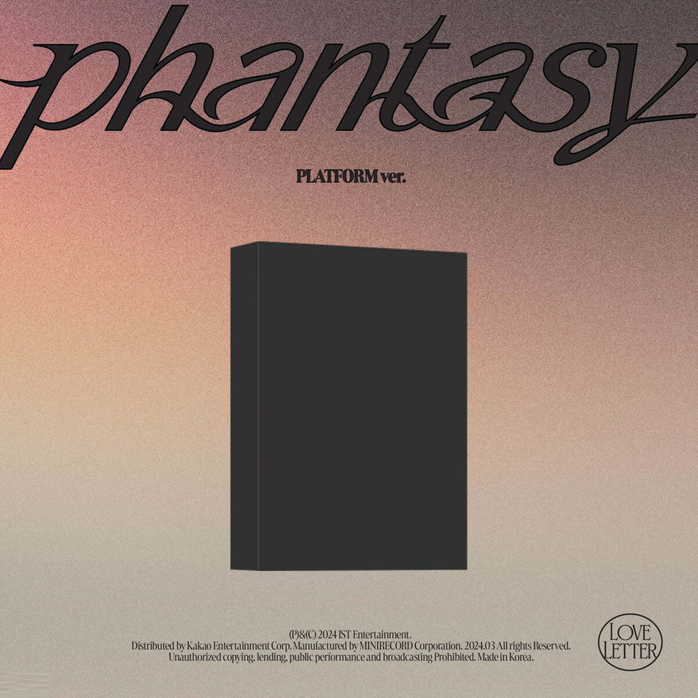THE BOYZ - Phantasy_ Pt.3 Love Letter : 2nd Full Album (Platform Version)