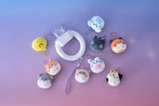 ZEROBASEONE - Zeroni Fluffy Face Keyring - LINE FRIENDS SQUARE - Keyring - Harumio