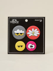 Created for the ZO&FRIENDS: Lucky Shop collection, this collectible pin badge features adorable character artwork and playful themed designs.