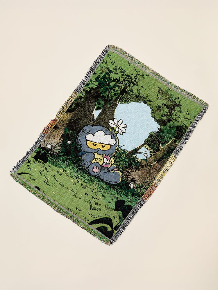 Created for the ZO&FRIENDS: Lucky Shop collection, this collectible woven blanket features adorable character artwork and playful themed designs.