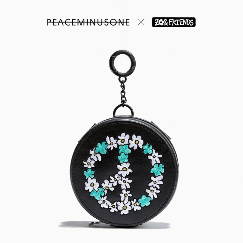 Add a stylish and practical accessory to your everyday essentials with the ZO&amp;FRIENDS x PEACEMINUSONE - Pouch Keyring.