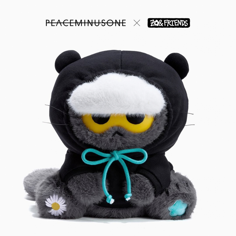 Bring home the ZO&amp;FRIENDS x PEACEMINUSONE - Zoa Medium Plush, a collectible plush featuring a Zoa-inspired collaboration design.