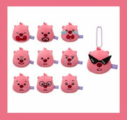 Zanmang Loopy - Face Plush Doll Keyring - ZANMANG LOOPY - Keyring - Harumio