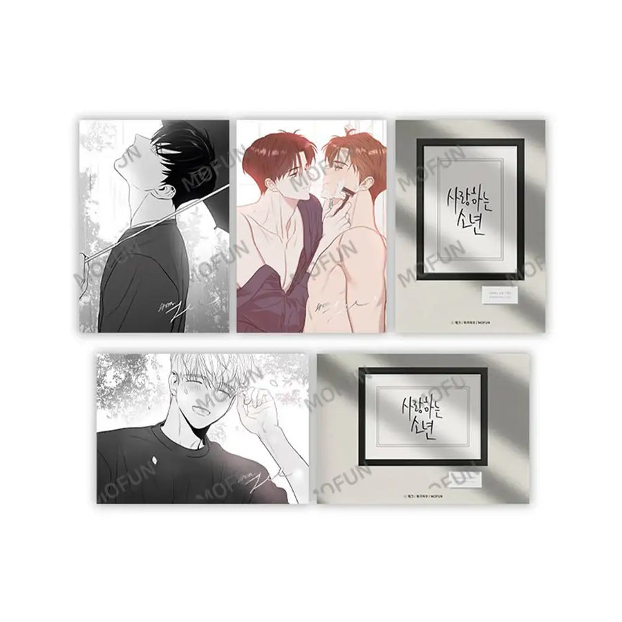 Zec x MOFUN - A5 Illustration Colored Paper (Lover Boy) - MOFUN - A5 Illustration Colored Paper - Harumio