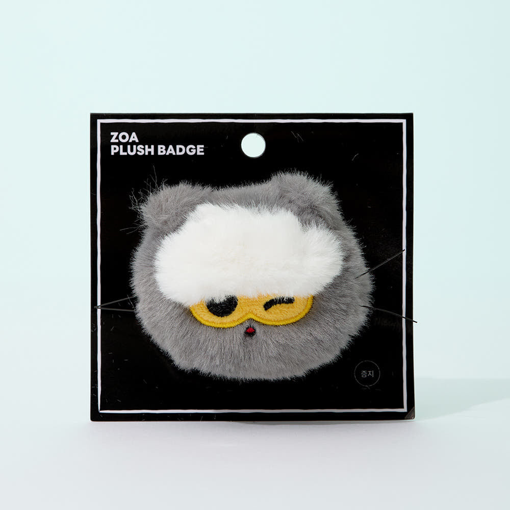 Part of the official Signature collection, this adorable badge features the lovable ZOA in a charming wink expression.