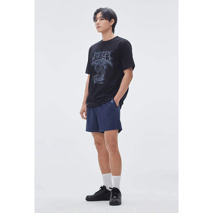 SPAO x Namgung Hyuk - Short Sleeve T-Shirt (Black) - SPAO - T-Shirt - Harumio