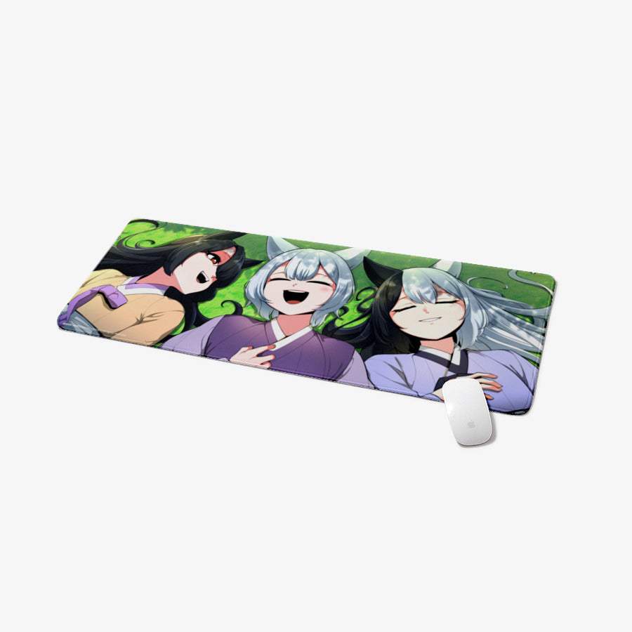 Fox Fox - The Fox Sisters Overlock Desk Pad - Marpple Shop - Desk Pad - Harumio