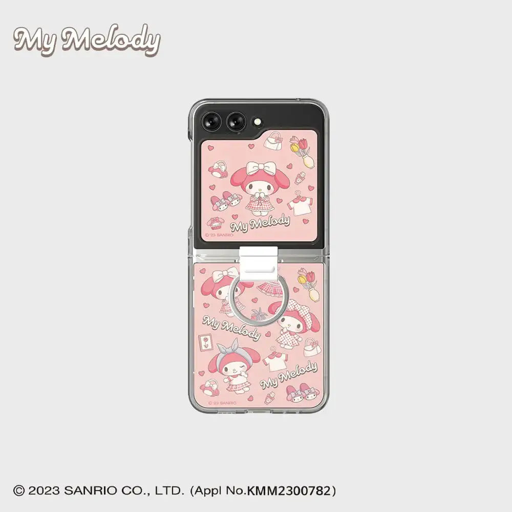 SLBS - My Melody Ring Suit Case (Galaxy Z Flip5) - SLBS - Home & Living, Accessories - Harumio