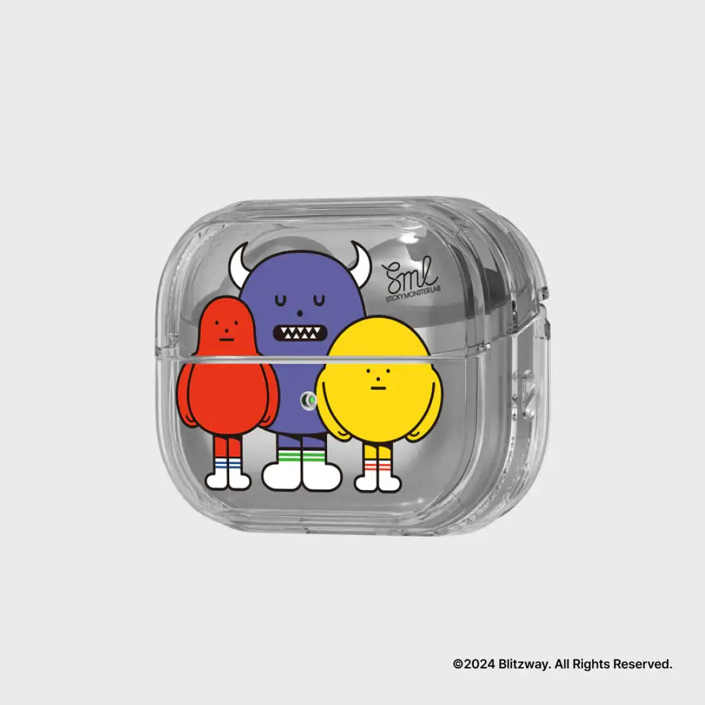 SLBS - Sticky Monster Lab Clear Cover (Galaxy Buds3 Pro) - SLBS - Buds Case - Harumio