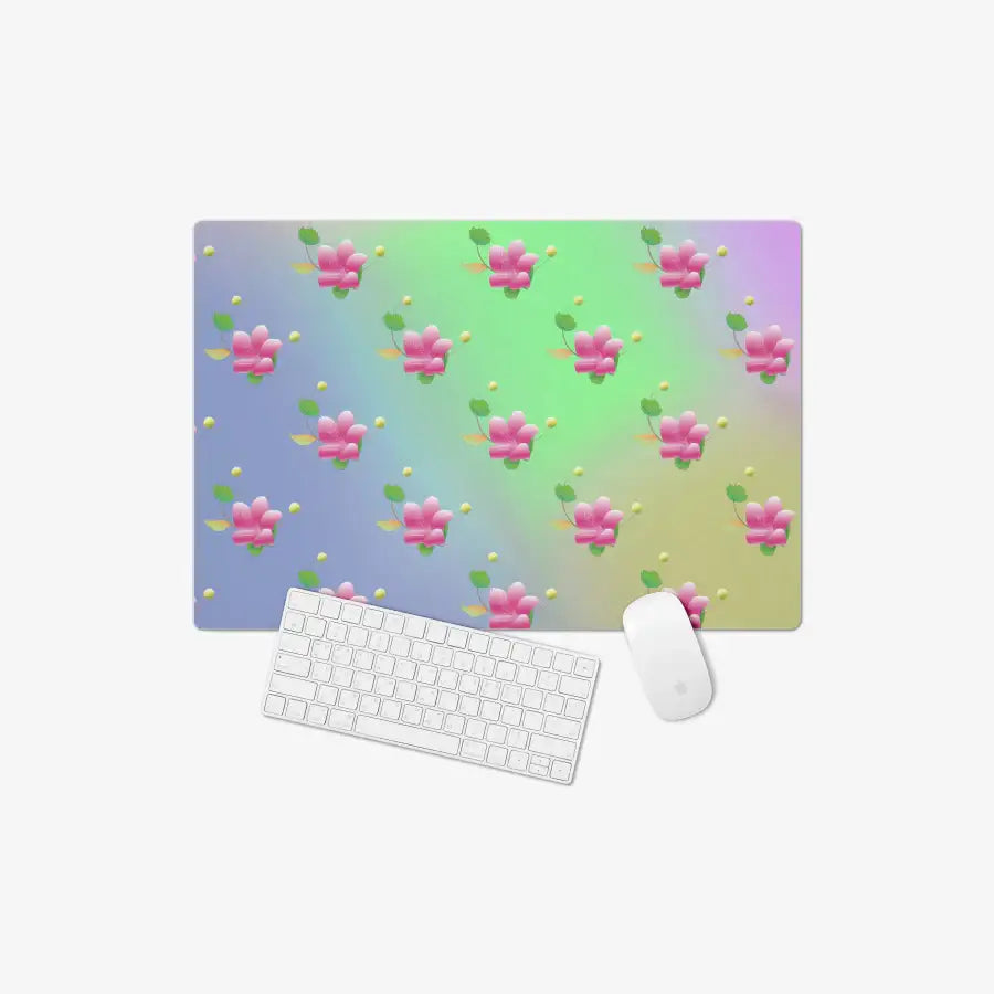 Kodanhan - Spring Flowers Gradient Full Color Pad - Marpple Shop - Desk Mat - Harumio