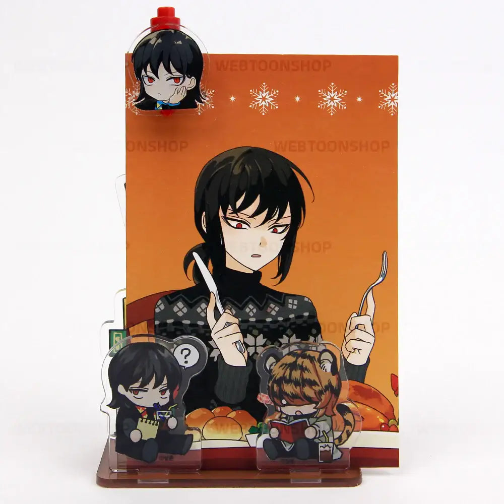 I Don't Want This Kind Of Hero - Acrylic Pen & Memo Holder - Webtoon Shop - Acrylic Keyring - Harumio
