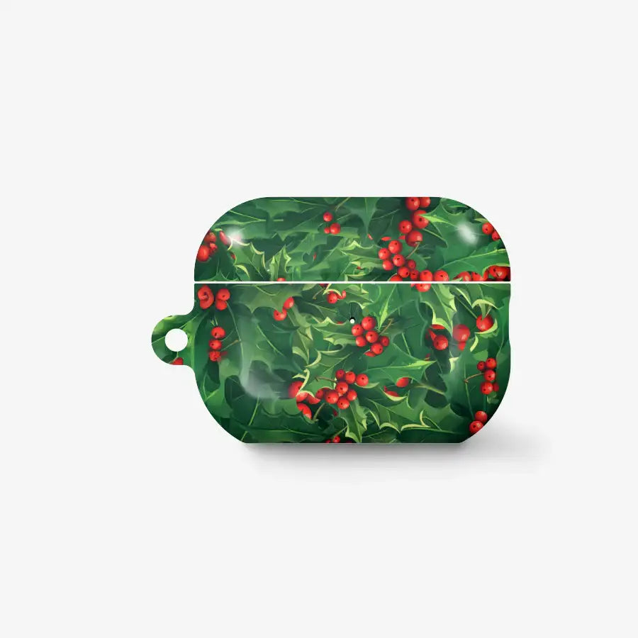 Royamchoco97 - Christmas Holly Leaf Airpod Pro 2 Hard Case - Marpple Shop - AirPods Pro Case - Harumio