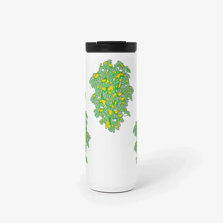 Kiwi Cindy Shop - Yellow Bouquet Slim Stainless Steel Tumbler - Marpple Shop - Tumbler - Harumio