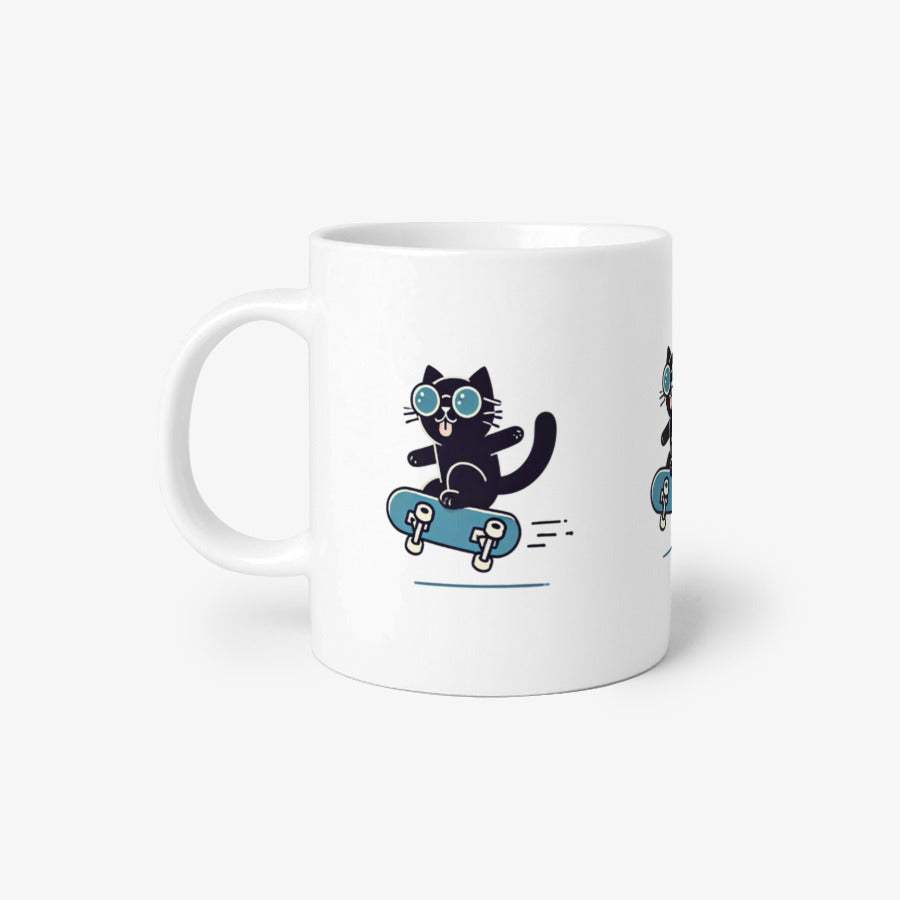 Egg Cartop - Meditating Cat 53 Basic Mug - Marpple Shop - Mug - Harumio