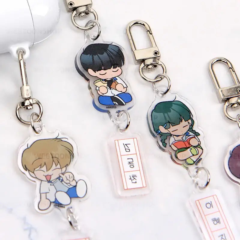 Spinach Bouquet - Summer 2-tier Acrylic Keyring - Webtoon Shop - Acrylic Keyring - Harumio