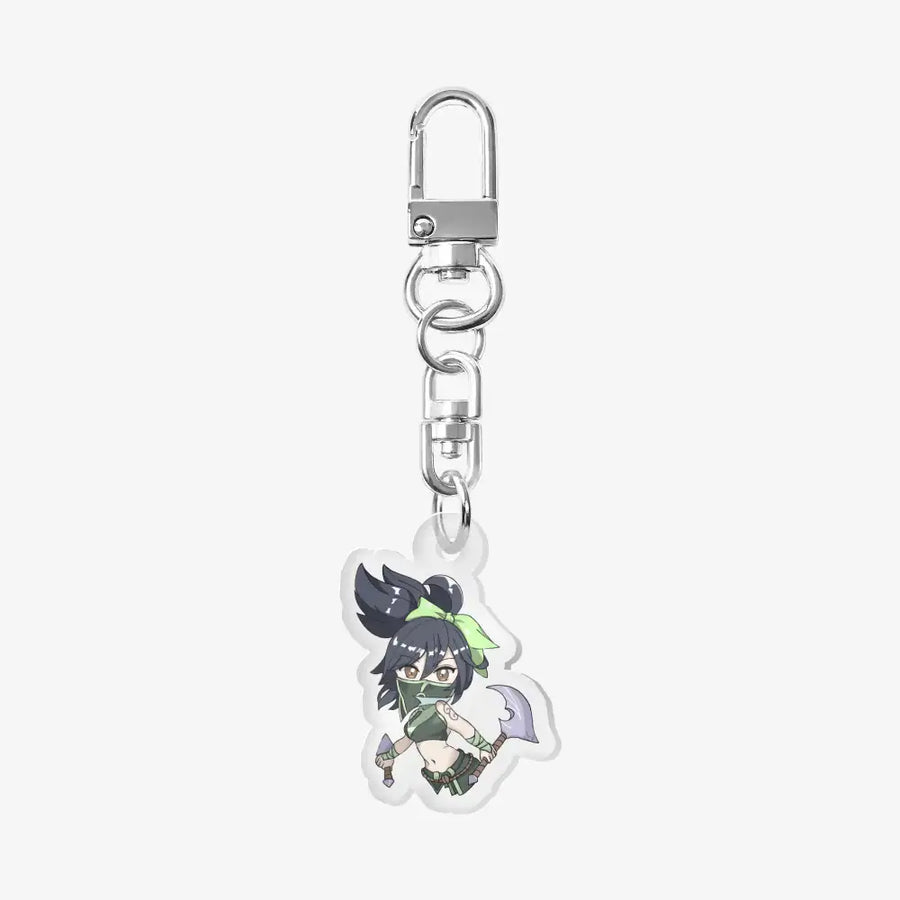 Red Fox - Clear Acrylic Keyring - Marpple Shop - Keyring - Harumio