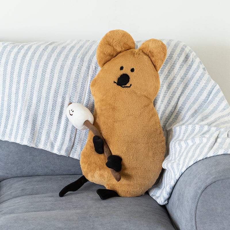 Dinotaeng - S'more Quokka Cushion - Dinotaeng - Cushions - Harumio