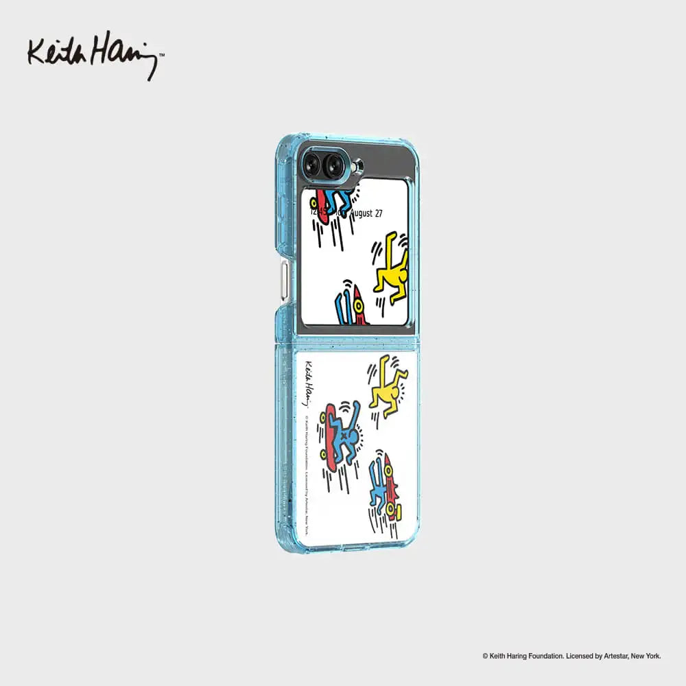 SLBS - Keith Haring People Eco Lens Case (Galaxy Z Flip5) - SLBS - Home & Living, Accessories - Harumio