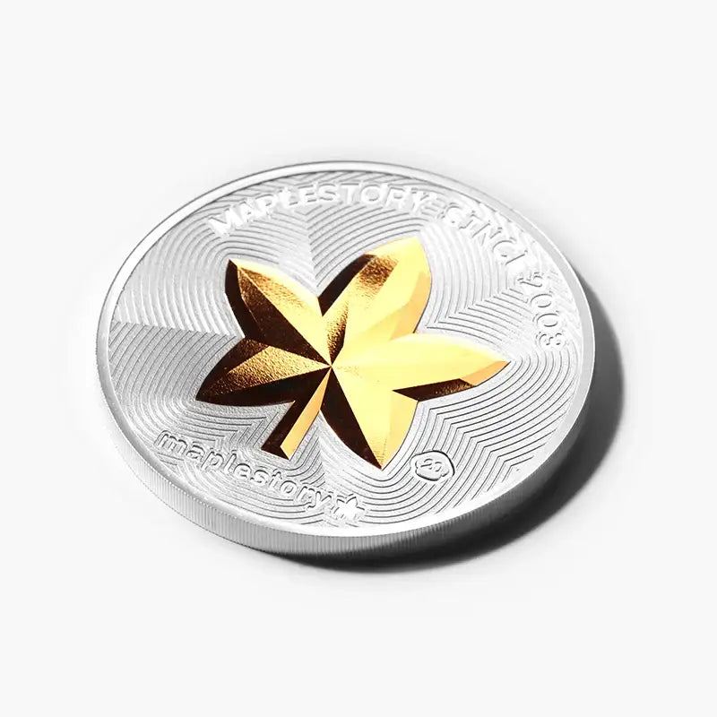 Korea Mint Corporation - MapleStory 20th Anniversary Gold-plated Silver Medal - Korea Mint Corporation - Home & Living, Accessories - Harumio