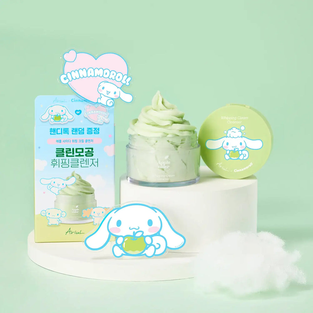 Ariul x Cinnamoroll - Apple Cider Whipping Cream Cleanser - Ariul x Cinnamoroll - Facial Cleansers - Harumio