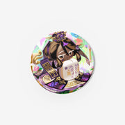 Cookie Run : Kingdom - Black Sugar Cookie (Skin) Pin Button - Cookie Run - Pin Button - Harumio