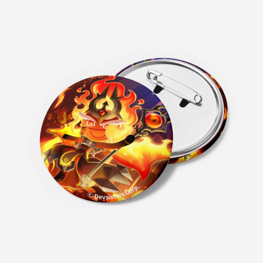 Cookie Run : Kingdom - Flame Spirit Cookie (Skin) Pin Button - Marpple Shop - Pin Button - Harumio