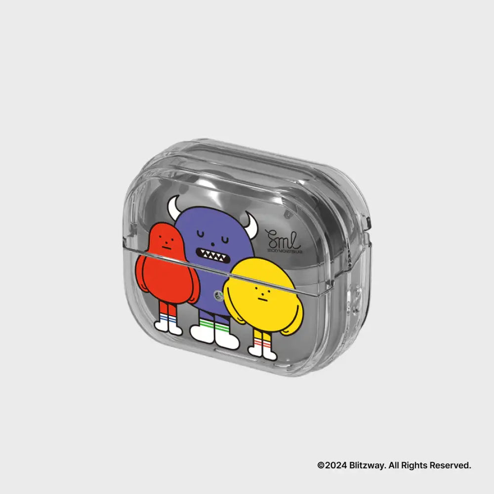 SLBS - Sticky Monster Lab Clear Cover (Galaxy Buds3 Pro) - SLBS - Buds Case - Harumio