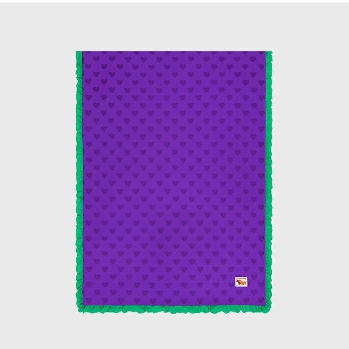 Wiggle Wiggle - Cooling Quilted Blanket (Lucky Puppy Purple)
