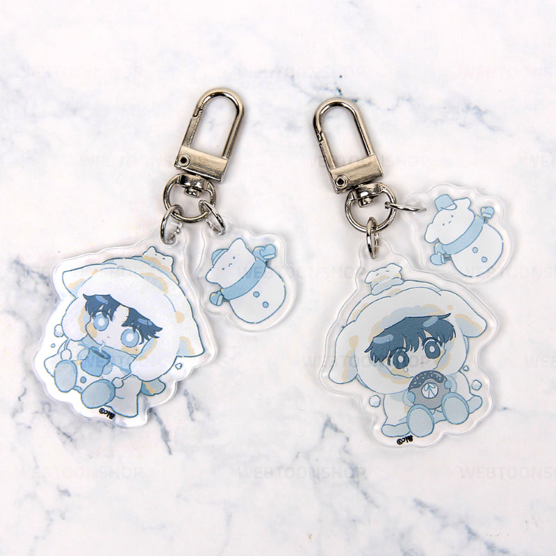 A World Without You - Acrylic Two-stage Keyring - Webtoon Shop - Acrylic Keyring - Harumio