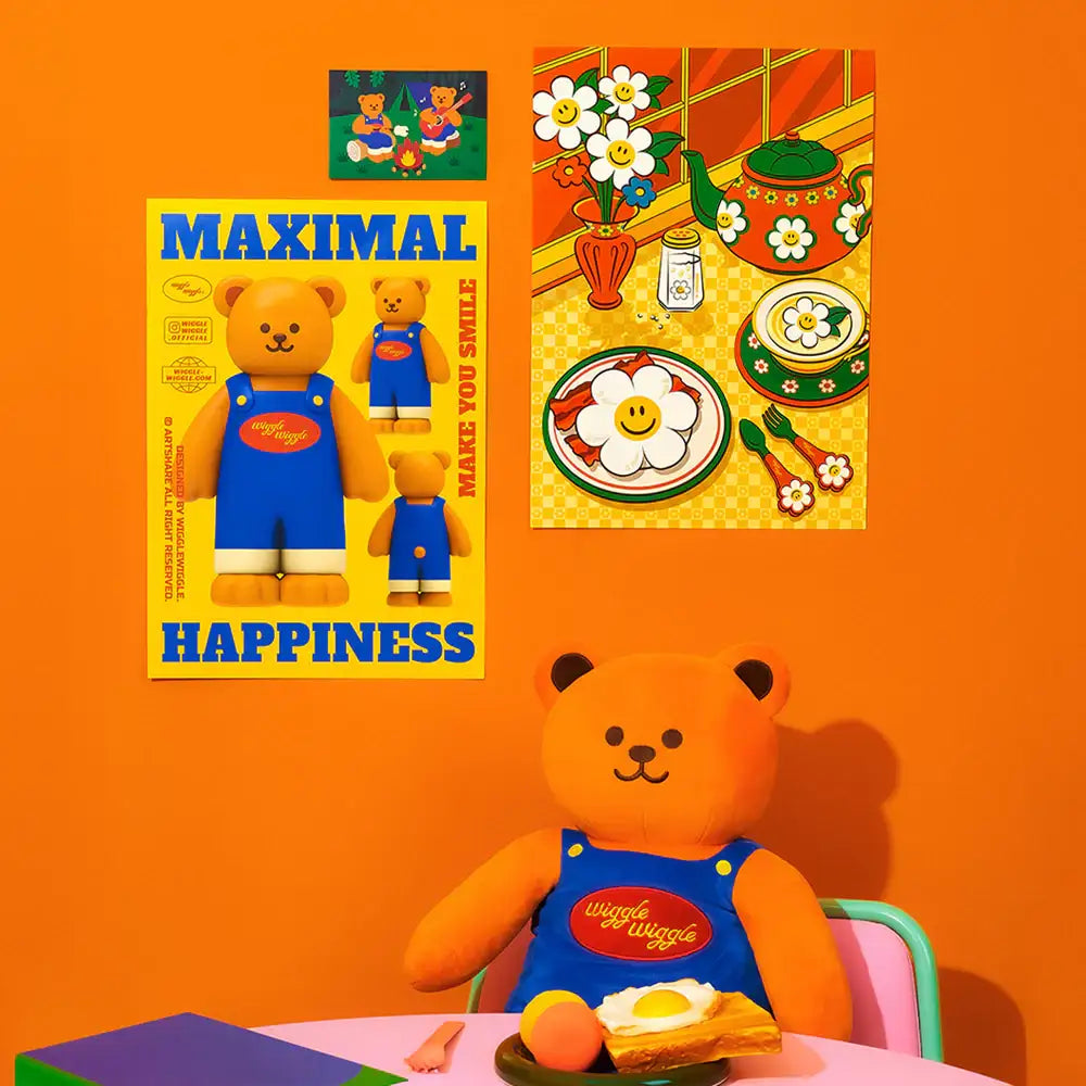 Wiggle Wiggle - Interior Poster - Wiggle Wiggle - Poster - Harumio