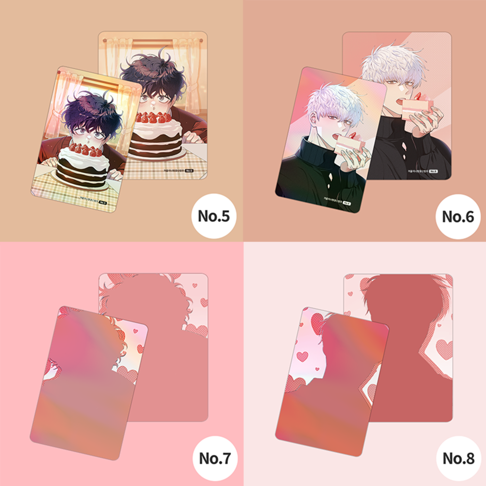 Cherry Blossoms After Winter - Webtoon Photocard Collection (8 Types) - Webtoon Shop - Photocard - Harumio