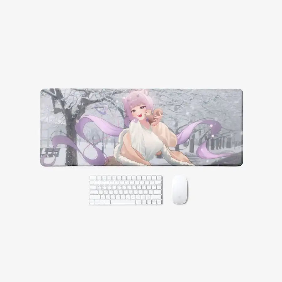 Nyungseu - Winter Walking Desk Pad - Marpple Shop - Desk Mat - Harumio