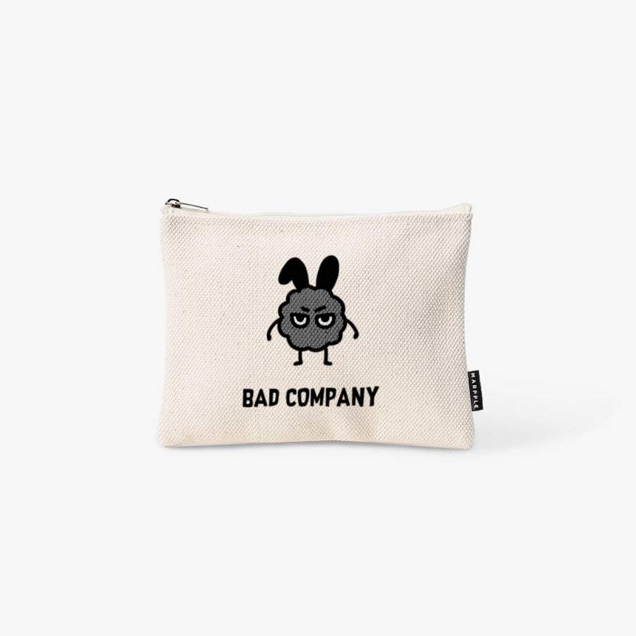 Bad Company - Basic Cream Fabric Pouch - Marpple Shop - Pouch - Harumio