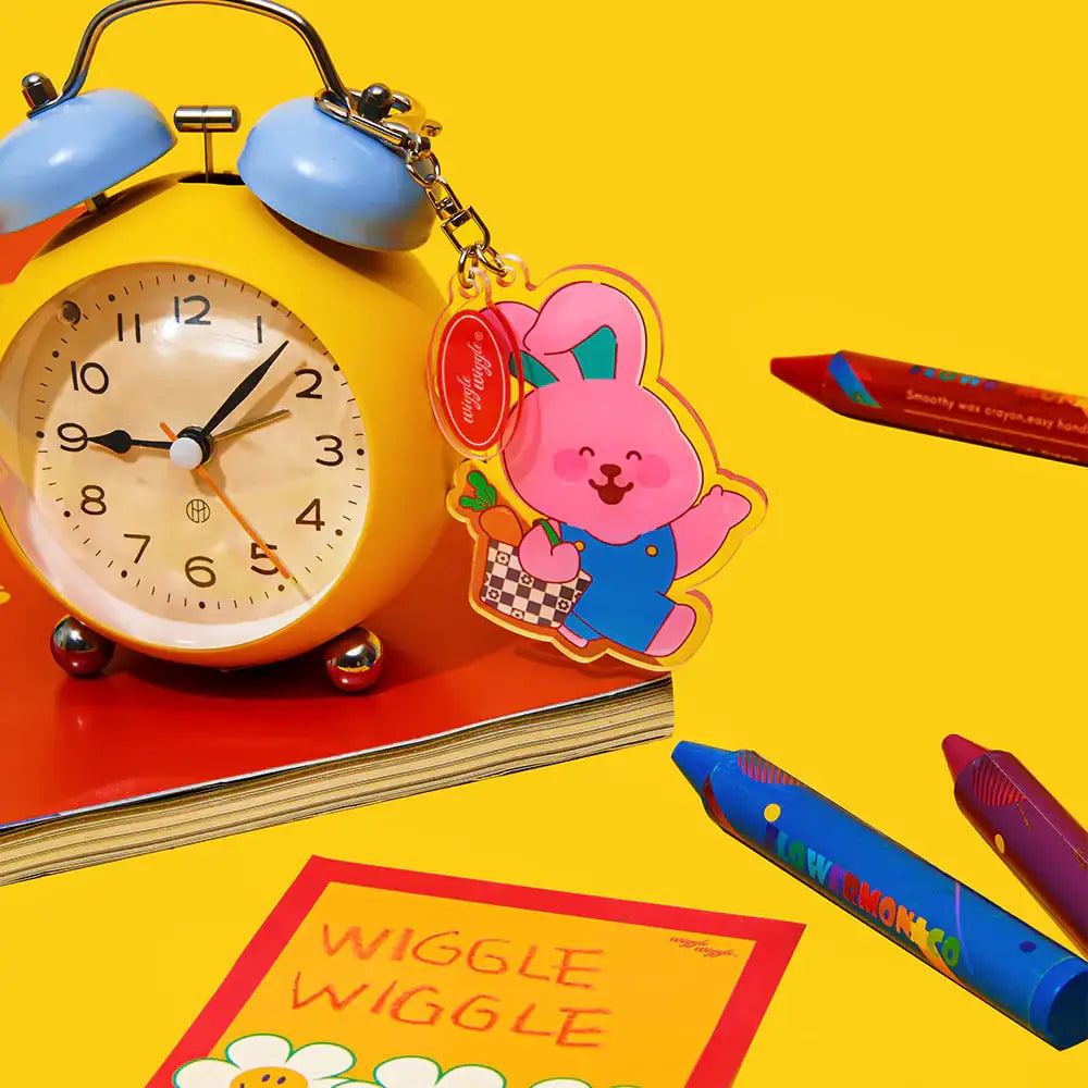 Wiggle Wiggle - Acrylic Keyring (Random) - Wiggle Wiggle - Acrylic Keyring - Harumio