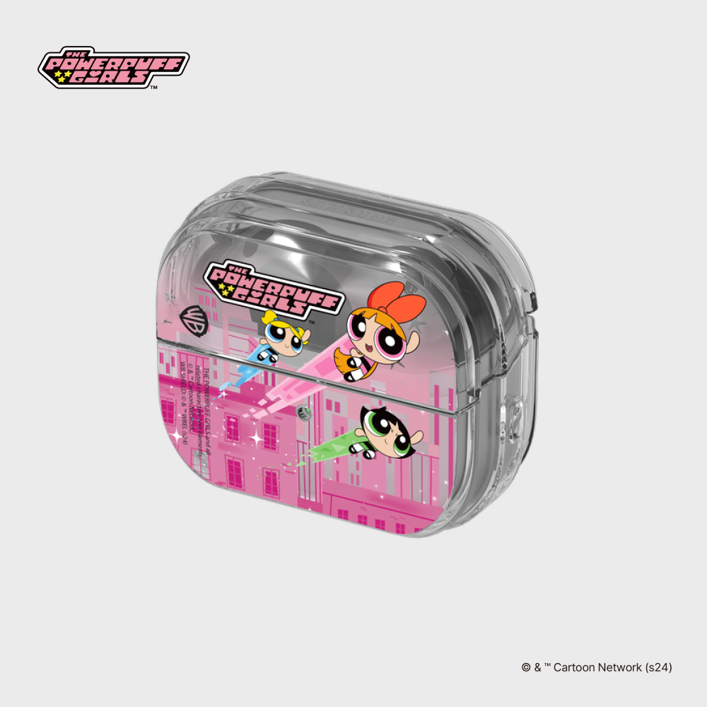 SLBS - Powerpuff Girls Pink Clear Cover (Galaxy Buds3 Pro)