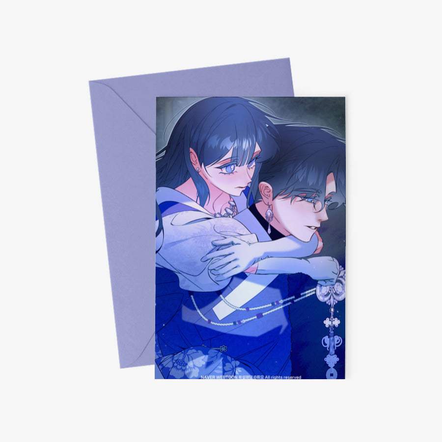 Frozen Hearts - Couple Postcard & Envelope Set