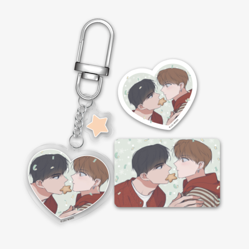 Between the Stars: Hyesung - Heart Acrylic Keychain Set